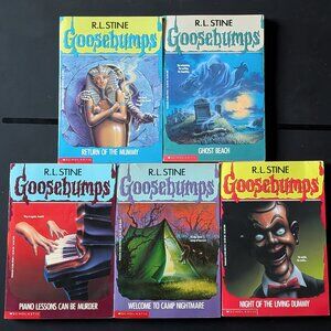 Goosebumps R.L. Stine Books Lot Kids Horror Stories Vintage Paperbacks
